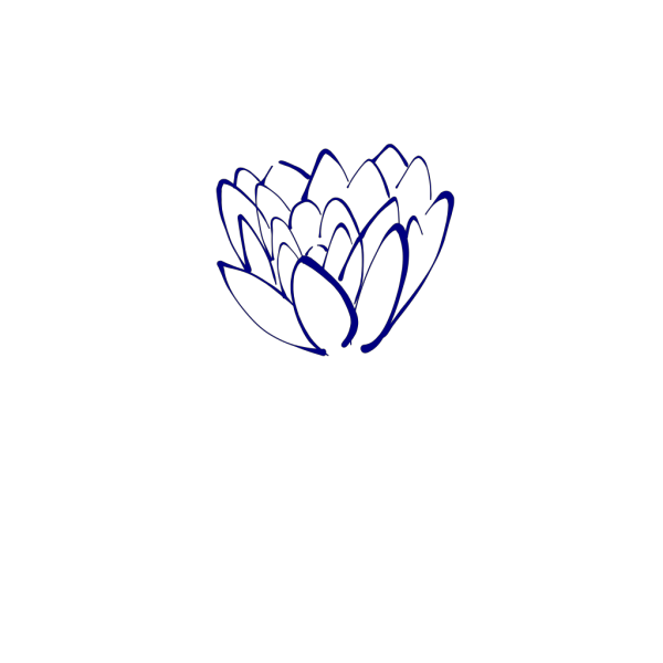 Navy Blue Lotus PNG Clip art