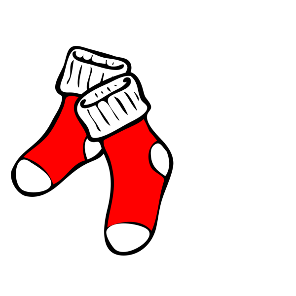 Blue And Red Socks PNG Clip art