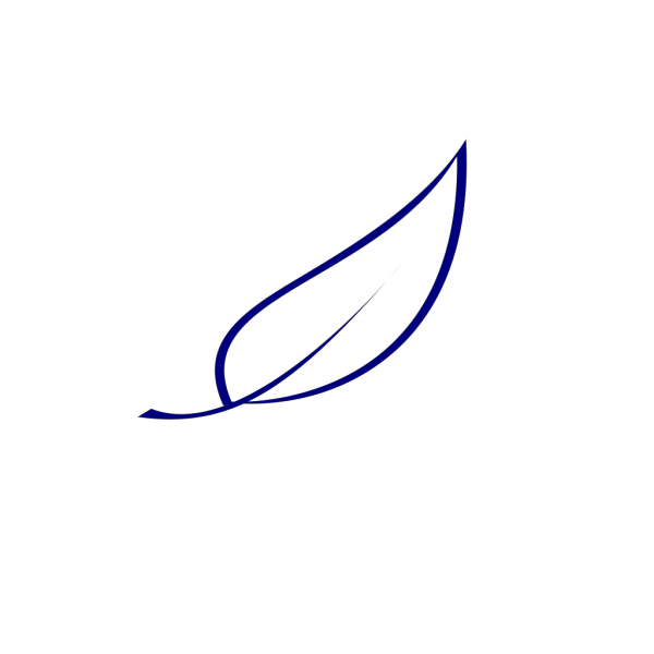 Blue-leaf-1 PNG Clip art