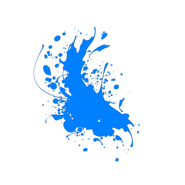 Blue Ink Spot PNG Clip art