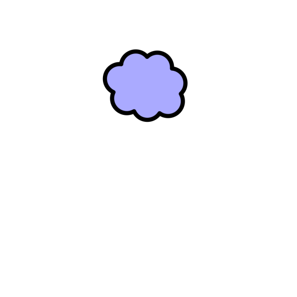 Light Blue Cloud PNG Clip art