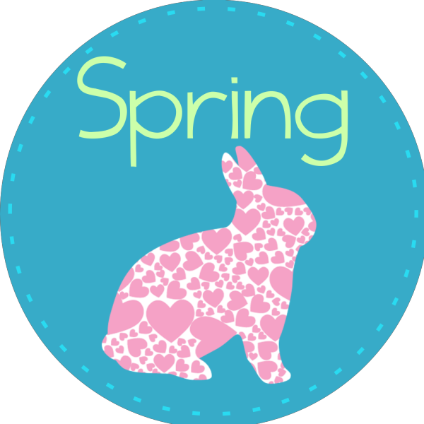 Spring With Bunny PNG Clip art