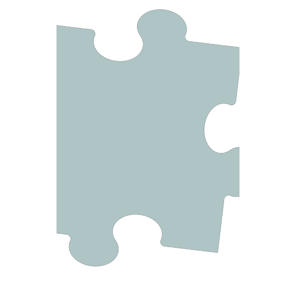 Blue Puzzle Grey PNG Clip art