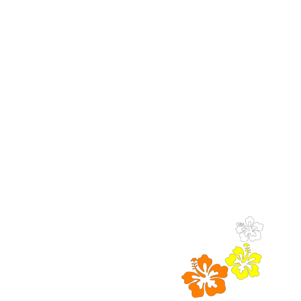 Hibiscus/lauae PNG Clip art