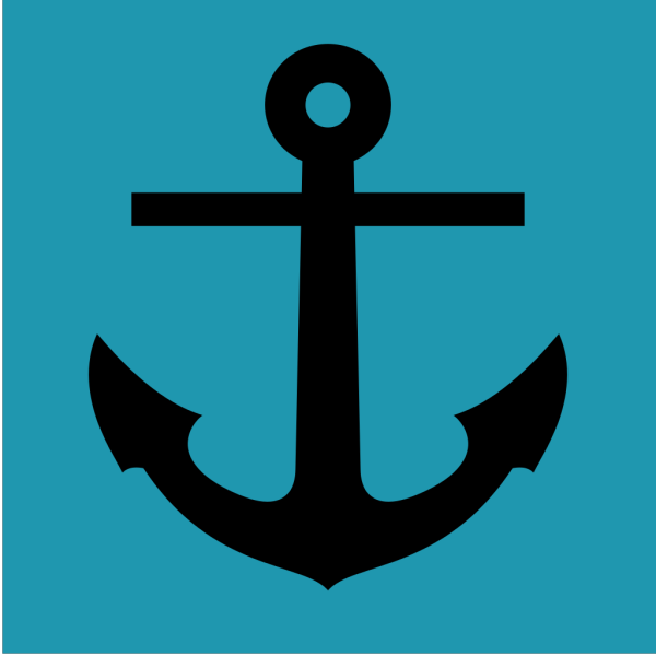 Anchor Blue Background PNG Clip art
