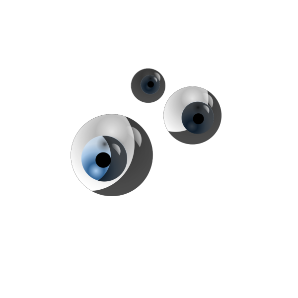 Blue Eyeballs PNG Clip art