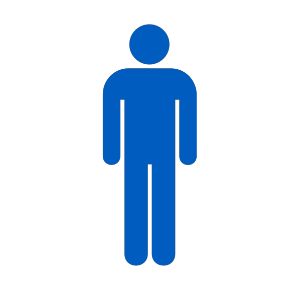 Blue Person Symbol PNG Clip art