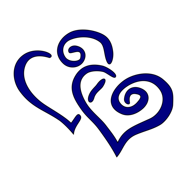 Blue Hearts  PNG Clip art