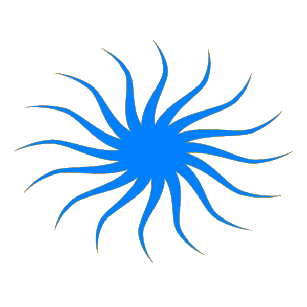 Blue Swirl Whirl PNG Clip art