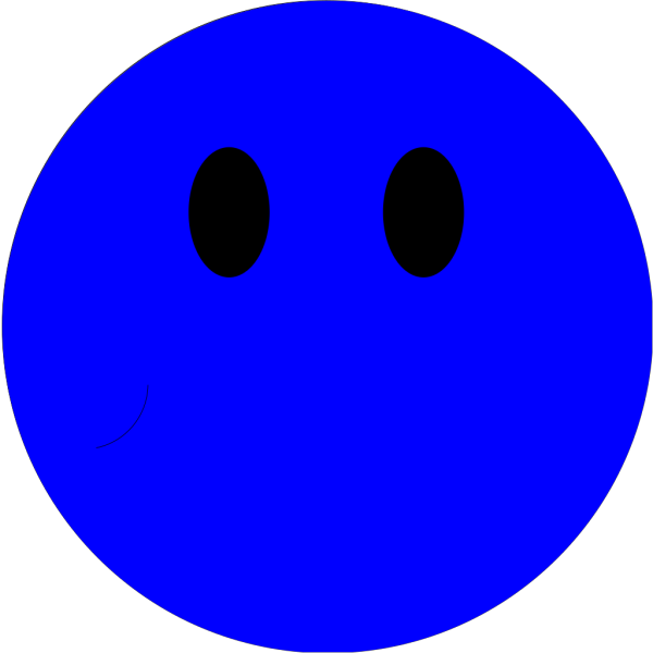 Blue Smiley Face PNG Clip art