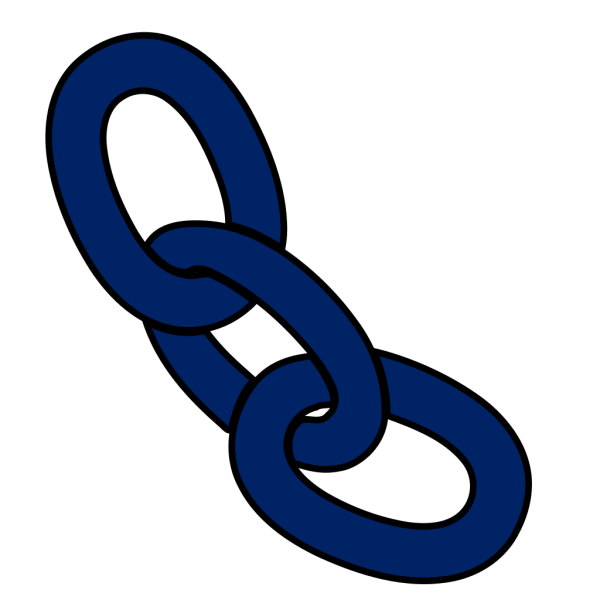Royal Blue Chain PNG Clip art