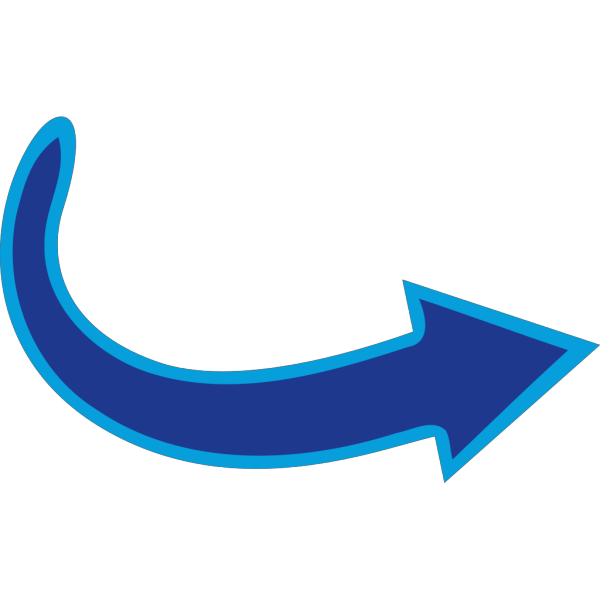 Blue Arrow Right PNG Clip art