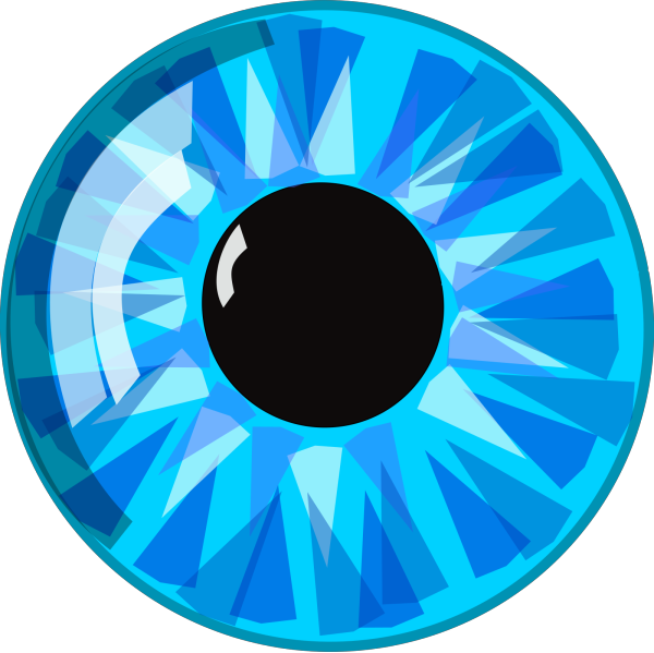 Blue Vector Eye PNG Clip art