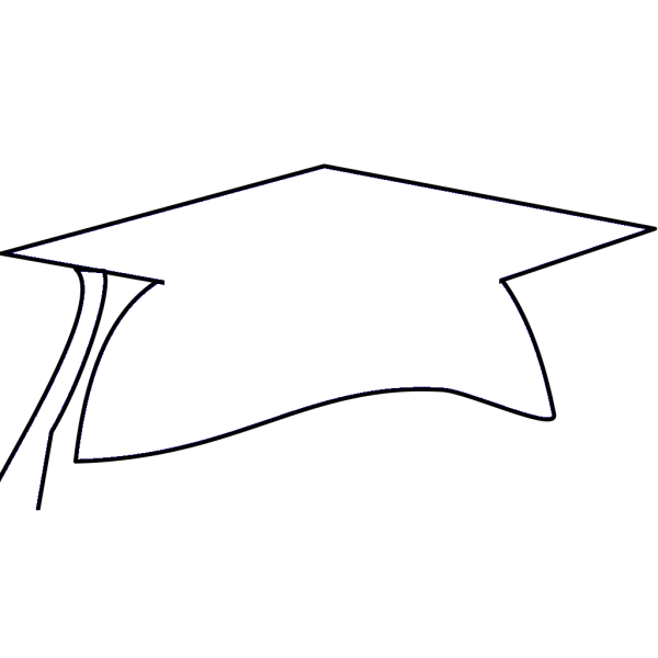 Blue Graduation Cap PNG Clip art