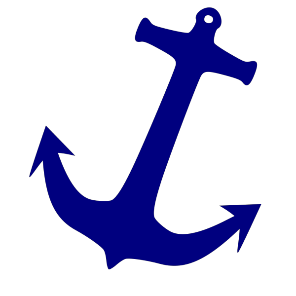 Blue Anchor PNG Clip art