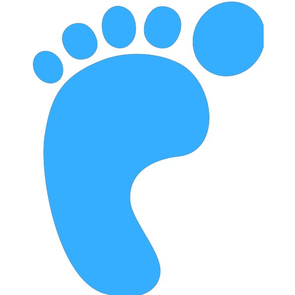 Blue Foot For Leo PNG Clip art