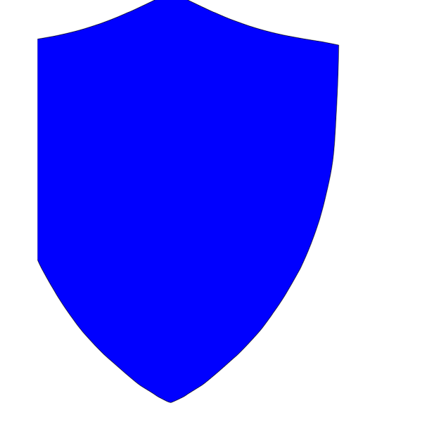 Blue Crest Shield PNG Clip art