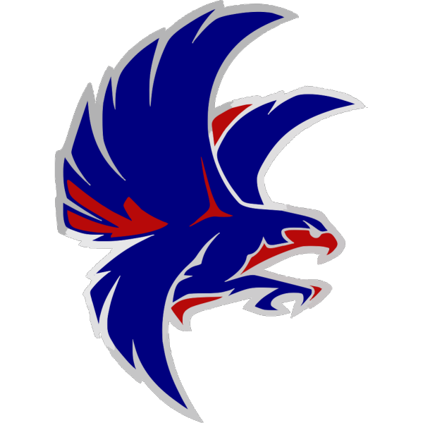 Falcon Blue And Red PNG Clip art