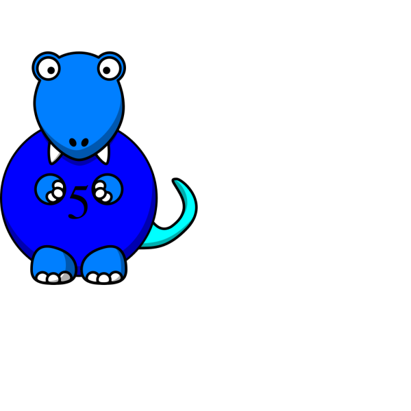 Blue Dinosaur PNG Clip art