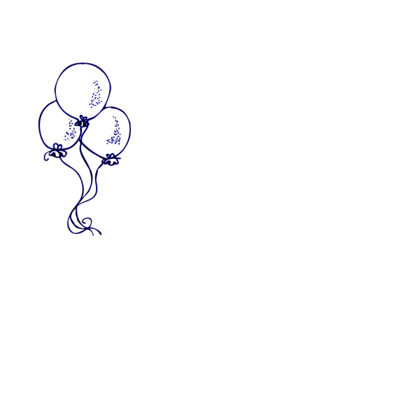 Blue Balloons PNG Clip art