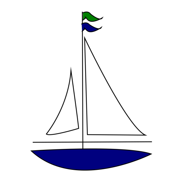 Jamies Sailboat PNG Clip art