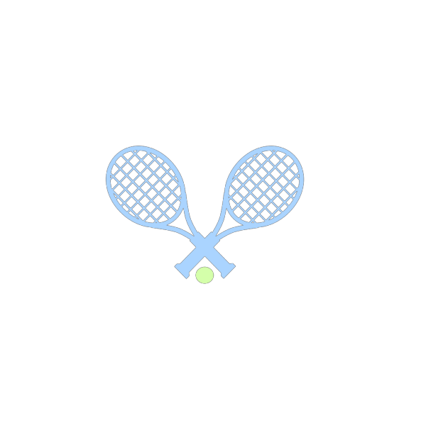 Blue Tennis Racquet PNG Clip art