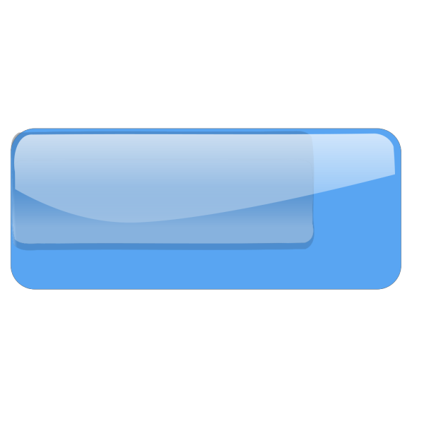Blue Glossy Rectangle PNG Clip art