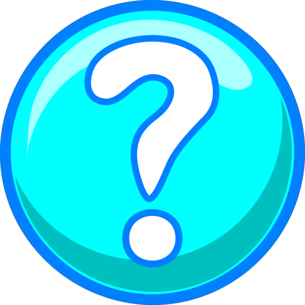 Blue Question Mark PNG Clip art