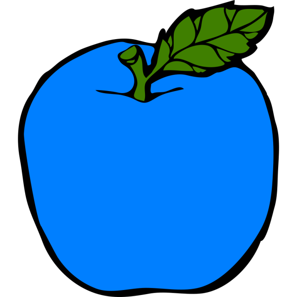 Blue Apple PNG Clip art