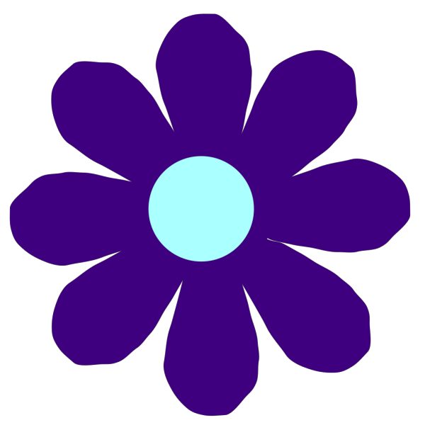 Violet Flower PNG Clip art