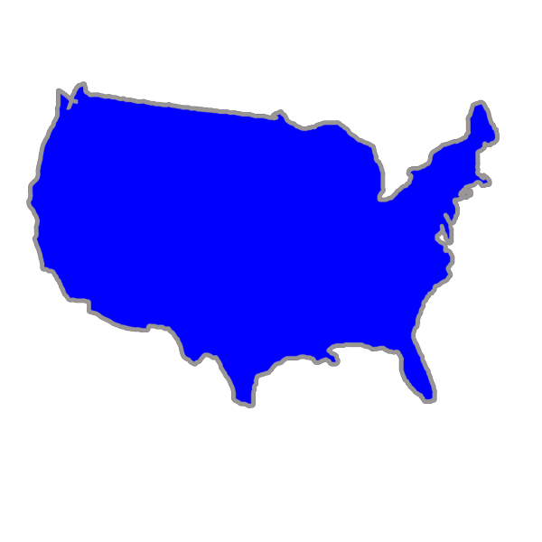 United States Blue PNG Clip art
