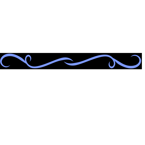 Swirly Web Page Divider Black PNG Clip art
