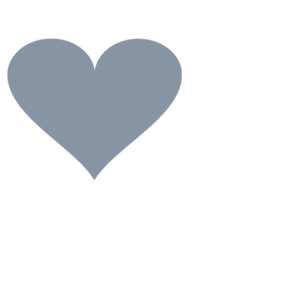 Light Blue Heart PNG Clip art
