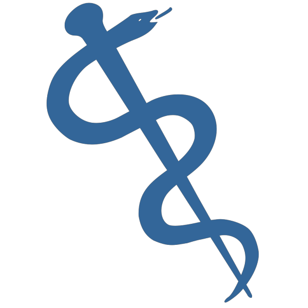Rod Of Asclepius Connected PNG Clip art
