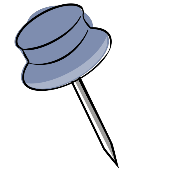 Pin-blue Light PNG Clip art