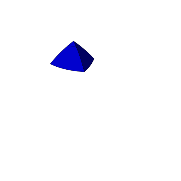 Blue Pyramid PNG Clip art