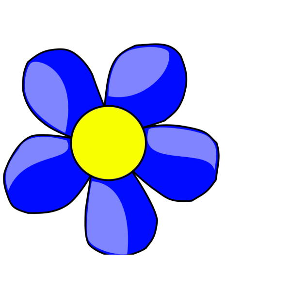 Blue Flower PNG Clip art