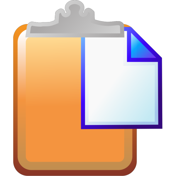 Clipboard Blue PNG images