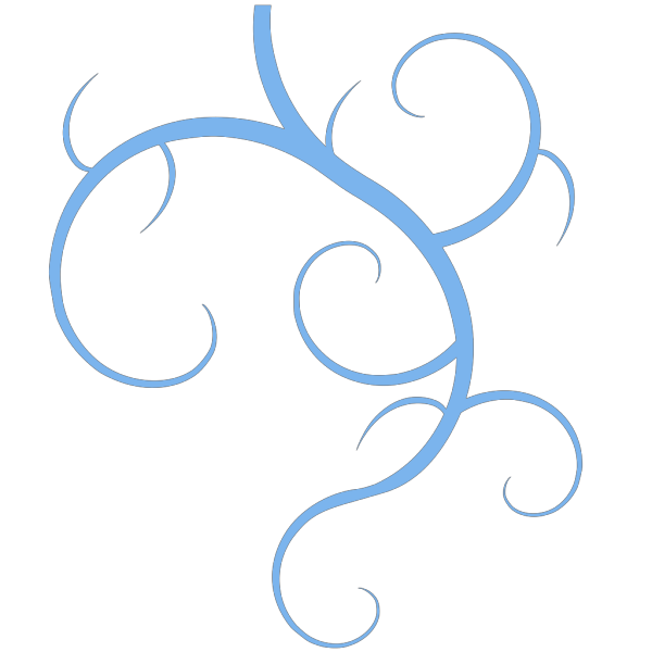 Blue Swirls PNG Clip art
