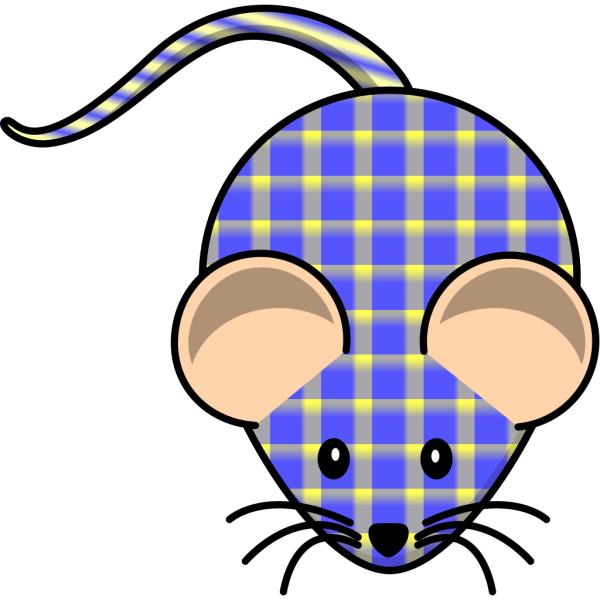 Plaid Mouse PNG Clip art