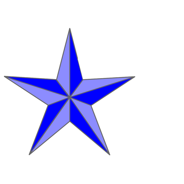 Blue Nautical Star PNG Clip art