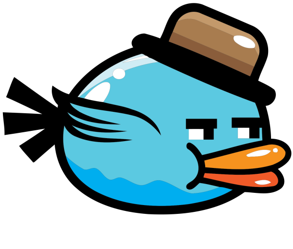 Dirty Blue Bird PNG images
