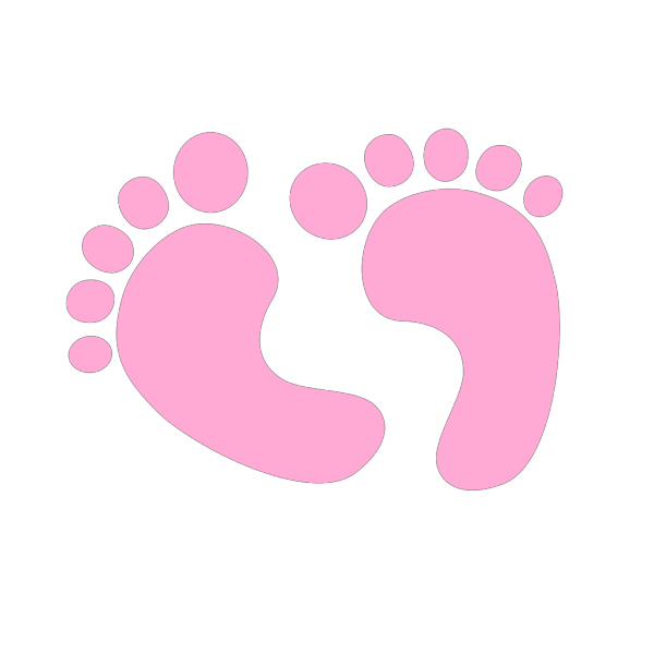 Baby Feet - Blue PNG Clip art
