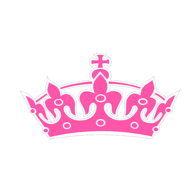 Pink Tilted Tiara And Number 24 PNG Clip art