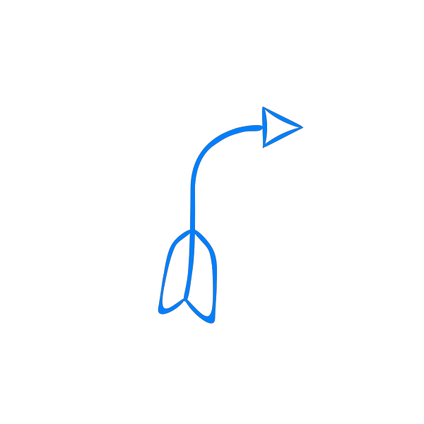 Blue Arrow Right PNG Clip art