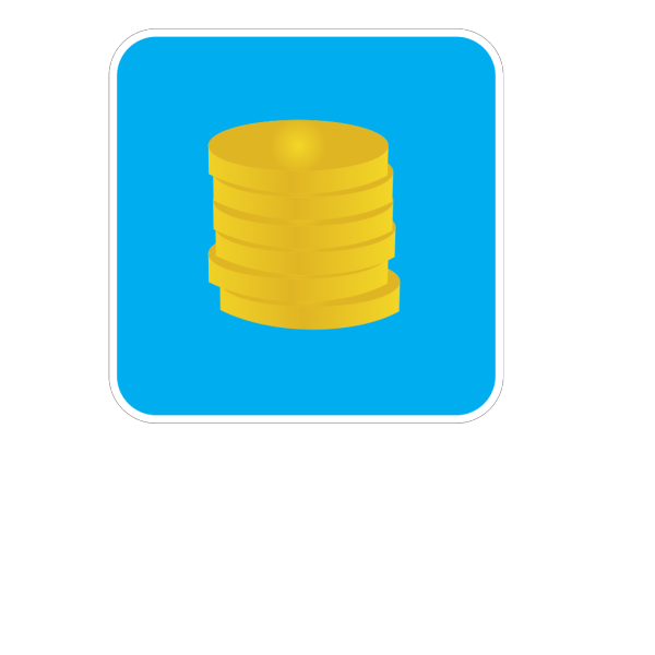 Blue Coins PNG images