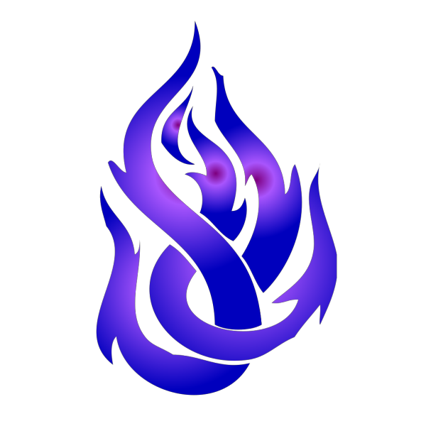 Blue Fire PNG Clip art