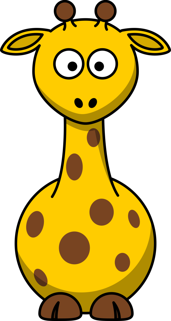 Blue Giraffe PNG Clip art