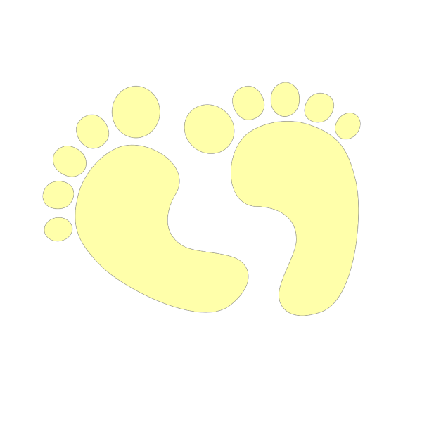 Blue Baby Feet PNG Clip art