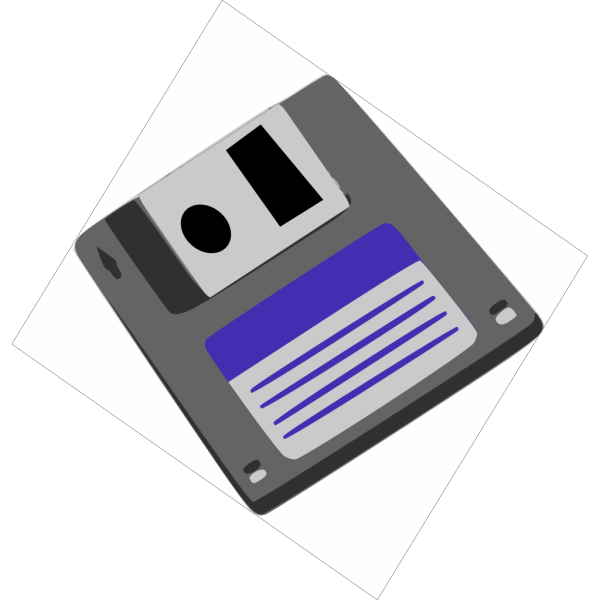Labeled Blue Floppy Disk PNG Clip art